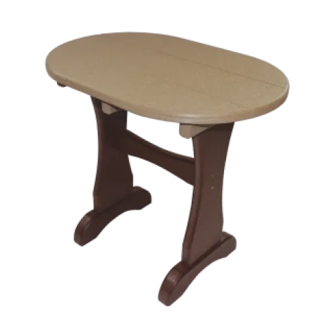 Oval End Table