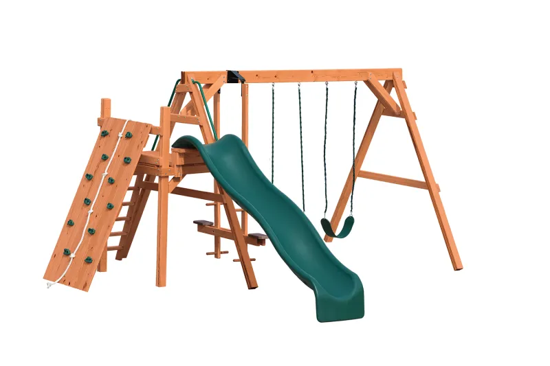 A-Frame w/ Rock Wall