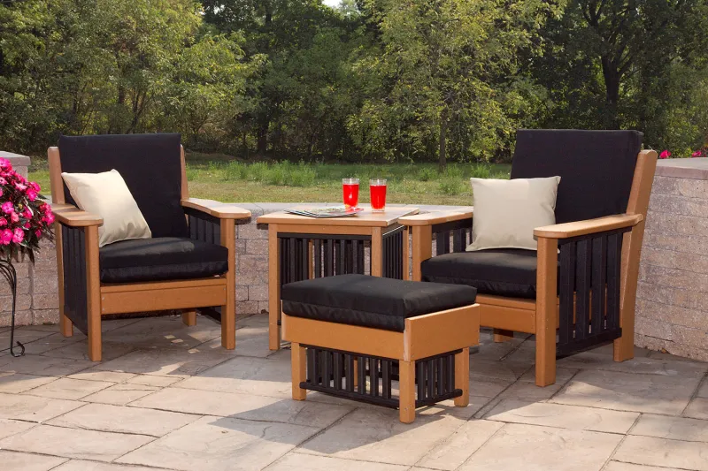 Deep Seating Ottoman with Zipper