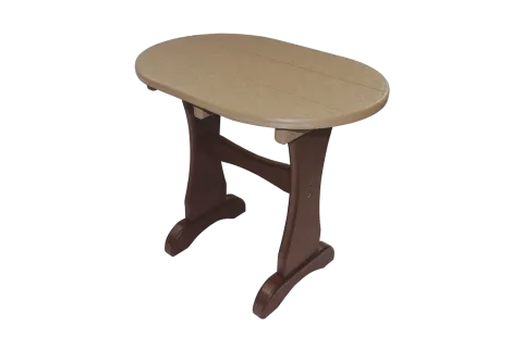 Oval End Table