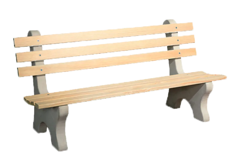 Wood Park Bench